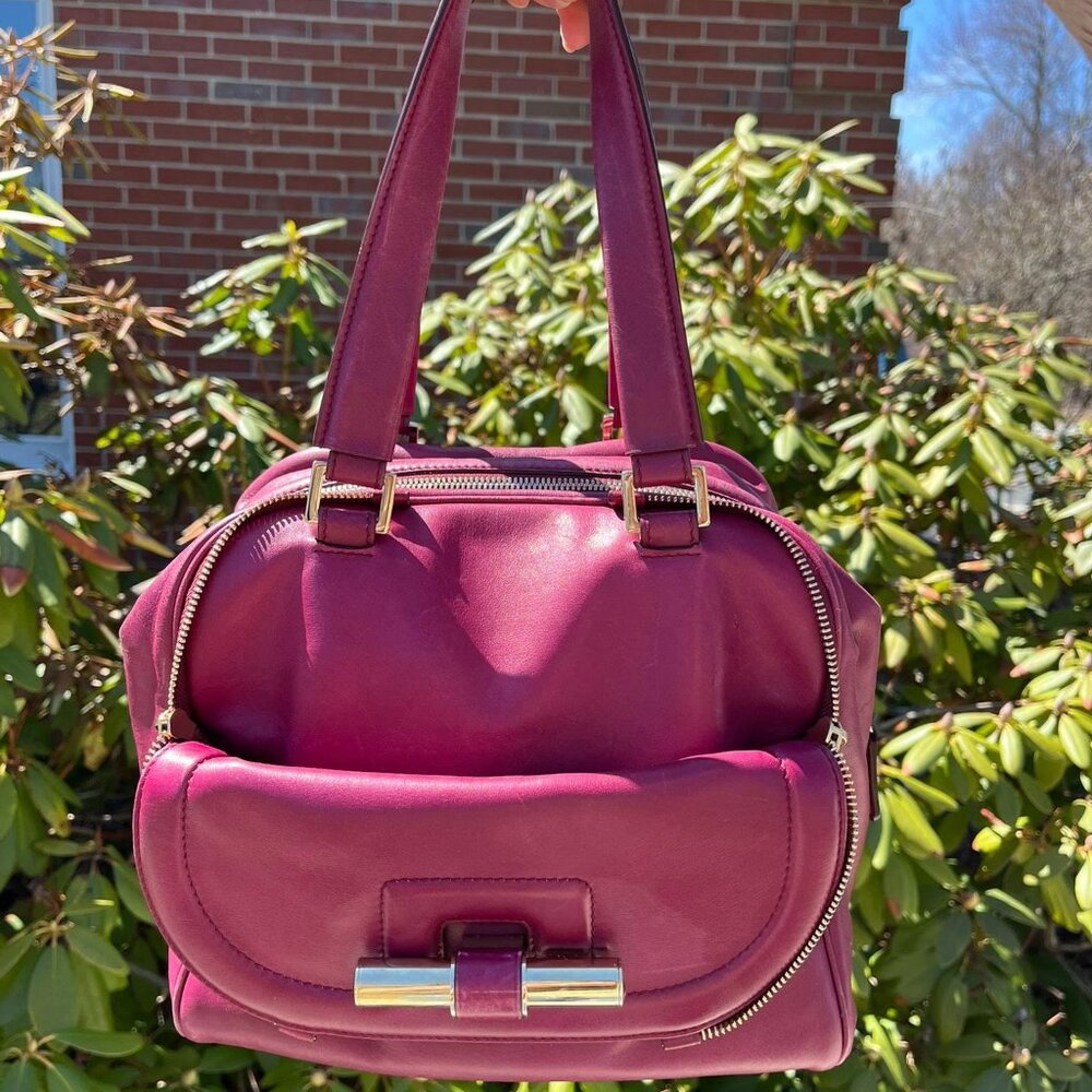 Jimmy Choo Justine Leather Satchel